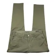 Robert Graham Army Green Cotton Blend The Perfect Fit Pant Size 32x32 NWT