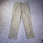 Dockers Made In The USA Cotton Tan Regular Taper Khaki Dress Pants Size 32X32