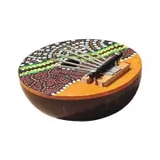 Thumb Piano Coconut Shell Kalimba Exquisite Handcrafted 7 Key Kalimbas Finger Pi