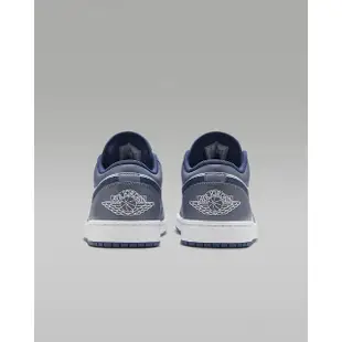 【NIKE 耐吉】休閒 籃球鞋 運動鞋 AIR JORDAN 1 LOW 男鞋 藍(553558414)