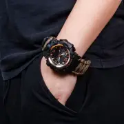 Nylon Braided Sports Watch with Built-in Compass - Multiple Colors Available