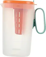 [MAGICLULU] Cold Water Bottle Clear Water Jugs Beverages Pitcher Ice Tea Hot Drink Fridge Holder Zero Water Pitcher Water Purifier Pitcher Cup Kettle Cool Water Pitcher Orange Pp