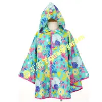 在飛比找蝦皮購物優惠-奇花園 日本進口繽紛花朵傘狀兒童雨衣 斗蓬寶寶雨衣 小孩雨衣