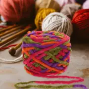 6 Rolls Thick Yarn Crochet Yarn Chunky Crochet Thread Knitting Yarn