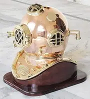 Scuba Decorative Divers Diving Helmet Vintage SCA Relica US Navy Mark V