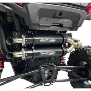 Trinity Racing Stage 5 Dual Slip Ons Black For POLARIS RZR XP 1000 XP 4 1000