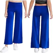 [iiniim] Kids Girl's Jogger Yoga Bootcut Summer Trousers Wide Leg Pants Casual Leggings School Uniform