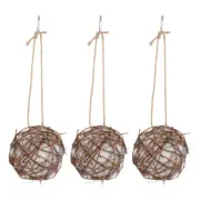3PCS Practical Birds Nesting Material Outdoor Hummingbird Nest Bird Feeder