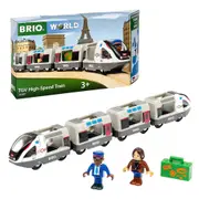 7pc Brio TGV High Speed Train Kids/Childrens Pretend Play Interactive Toy 3y+