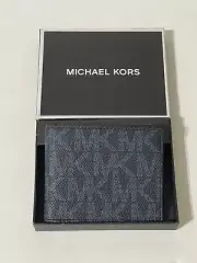 Michael Kors Blue Slim Billfold Wallet