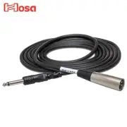 Hosa PXM-110 10FT 1/4 inch TS Male to XLR Male Unbalanced Interconnect Cable