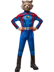 Rocket Raccoon Guardians of the Galaxy Deluxe Costume - 7-8 Years