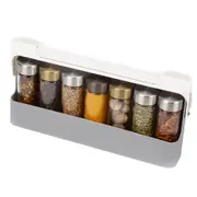 Under Shelf Spice Organizer Seasoning Bottles Storage Rack for Kitchen Cabinet