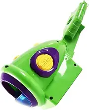 KICHOUSE 1Pc Automatic Bubble Blower Machine for Lightweight Portable Bubble Maker with Lights for Outdoor Play Bike Rides and Summer Fun Present for Boys