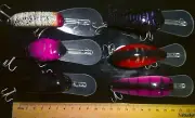 6 brand new hard body Murray Cod fishing lures