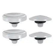 Soft Shutter Release Button Pure Copper Camera Shutter Button, Silver 4pcs