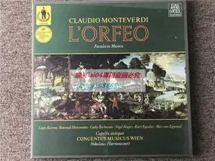 絕版碟 claudio monteverdi l orfeo G版黑膠套盒 3LP F12065