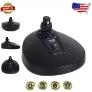 Portable XBM-8 Microphone Stand Base with Built-in XLR Socket and Stability Pad