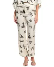 Surf Gypsy Satin Wide Leg Pant