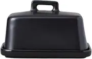 Maxwell & Williams Epicurious Butter Dish Black Gift Boxed