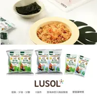 在飛比找樂天市場購物網優惠-韓國 LUSOL 烘烤海苔 無鹽 無調味海苔 寶寶海苔 海鹽