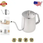 Restpresso 20 Ounce Gooseneck Kettle with Thermometer - Premium Pour Over Tool