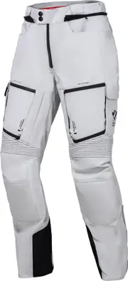IXS Montevideo-Air 3.0 Motorcycle Textile Pants, black-grey, Size M for Men Black Grey