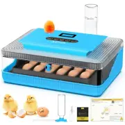 25 Egg Incubator Digital Poultry Hatcher Machine with Automatic Egg Turning, ...