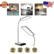 Adjustable LED Desk Lamp, 50 Lighting Modes & Soft Brightness for Work and Study
