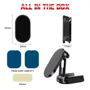 360° Rotation Magnetic Phone Holder Foldable Mount Stand Dashboard Universal