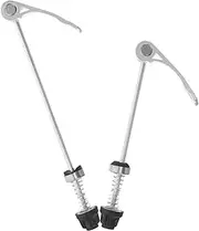 2pcs Quick Release Bike Wheel Skewers Extended Hub Axles for Easy Install Lever for Front Rear Bicycle Safety Lock Mount