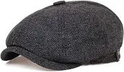 [SPGRDER] Newsboy Hats for Men,Flat Cap Lvy Vintage Cabbie Hat Gatsby Cap for Men,Golf Adjustable Driving Hat
