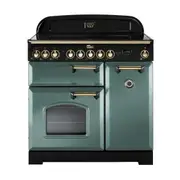 Falcon 90cm Classic Deluxe Induction Range Cooker - Mineral Green Brass