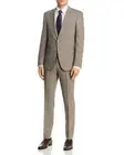 Hugo Boss Boss Mens Wool Blend 2pc Tic Weave Two-button Suit Beige 50435746