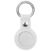 AirTag Holder Case PU Leather with Keyring Protective Cover for Apple Air Tag