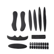 Bike Helmet Padding Liner Thick Foam Kit Bicycle, Black,Replacement Cushions Cricket Lining Cycling Riding Pads Professional Mats Motorcycle Kits