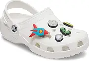 [Crocs] Jibbitz Space Jibbitz Shoe Charms, Outerspace, 5 Pack