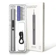 11 In 1 Precision Electric Screwdriver Set Type-C Fast Charging Screwdriver Set with LED Light Phone Repair Electric Too