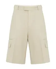 Alexander McQueen Mir-Rise Tailored Shorts IT48,IT46 Nude