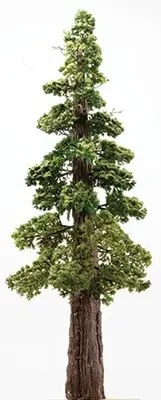 Dollhouse Miniature Handmade 21" Giant Sequoia Tree - 1/12 1/24 1:48 Scale