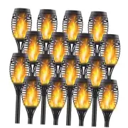 16 Pack Upgraded Solar Lights Outdoor Mini Solar Torch Lights with 16 pack