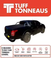 Clip On Ute Tonneau Cover For Mitsubishi Triton Dual Cab MQ/MR with Sports Bars (for: Mitsubishi)