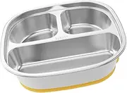 Generic Stainless Steel Baby Suction Plate, Shared Plate, Feeding Need, Food Shell for School, at Home, Kindergartens, Children