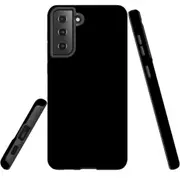 For Samsung Galaxy S21 FE Case Armour Cover, Black