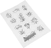 Veemoon Water Soluble Embroidery Stabilizer Self Adhesive Stick Stitch Tear Away Paper for DIY Hand Sewing Projects Easy Fabric Fixation Precise Washable Embroidery