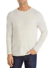 rag & bone Collin Wool Blend Crewneck Sweater Mens XL Ivory Long Sleeve Pullover