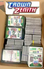 Pokemon TCG - Crown Zenith - NEW 100 Code Cards + 10 "large" code cards