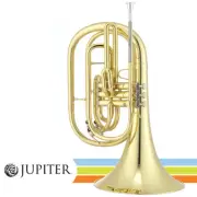 Jupiter JHR1000M Key of Bb Lacquered Brass Body Marching French Horn w/ Case