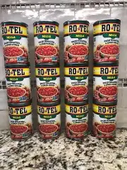 12 ROTEL Mild Diced Tomatoes and Green Chilies 10 oz Cans RO*TEL