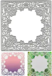 Metal Autumn Winter Maple Leaf Background Autumn Die Cuts Cutting Dies Embossing